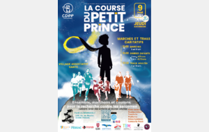  La course du Petit Prince  le 9 mai 2024 au Bourgailh. 9h pour les marches, 10h30 pour les courses.